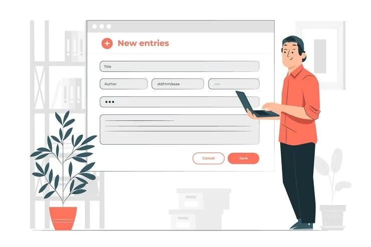 new entries concept illustration 114360 5261